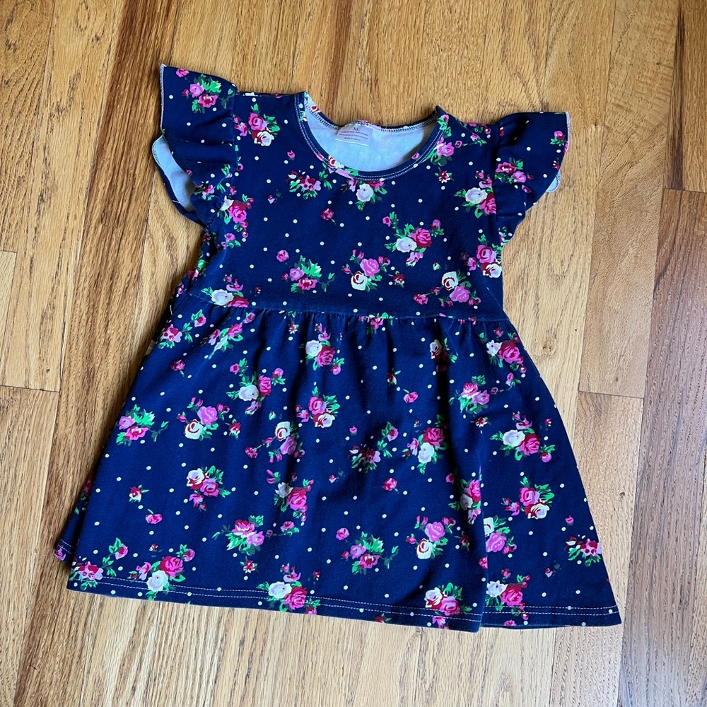Girls Size 5 Floral Top